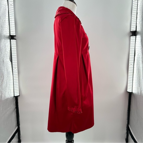 BCX juniors dress coat size S deep ruby red double breasted vintage 90s y2k - Picture 5 of 14